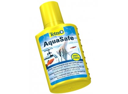 Фото - подготовка пресной воды Tetra AquaSafe (ДЛЯ ПОДГОТОВКИ ВОДОПРОВОДНОЙ ВОДЫ) кондиционер для аквариума