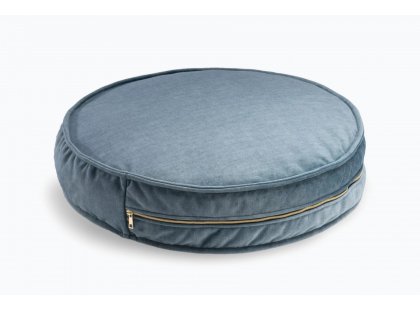 Фото - лежаки, матрасы, коврики и домики Harley & Cho MEMORY FOAM ISLAND DENIM ортопедическая подушка для собак и кошек, синий