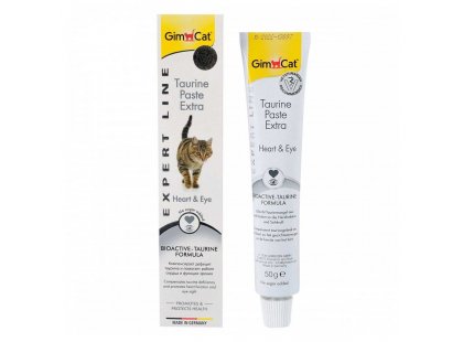Фото 2 -  ласощі Gimcat TAURINE PASTE - Паста з таурином для котів