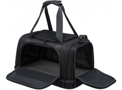 Фото 5 -  переноски, сумки, рюкзаки Trixie Plane Airline сумка-переноска для авиаперелетов, для кошек и собак, черный (28904)