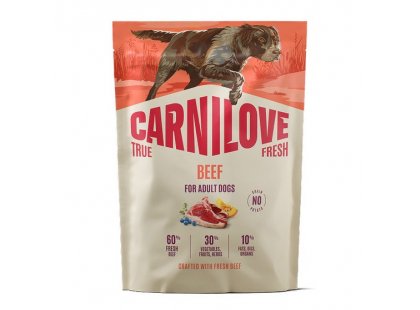 Фото 2 -  сухой корм Carnilove True Fresh Beef сухой беззерновой корм для собак ГОВЯДИНА