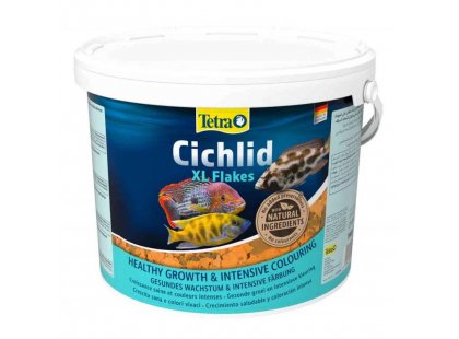 Фото 2 -  корм для риб Tetra Cichlid XL Flakes корм для великих цихлід, пластівці