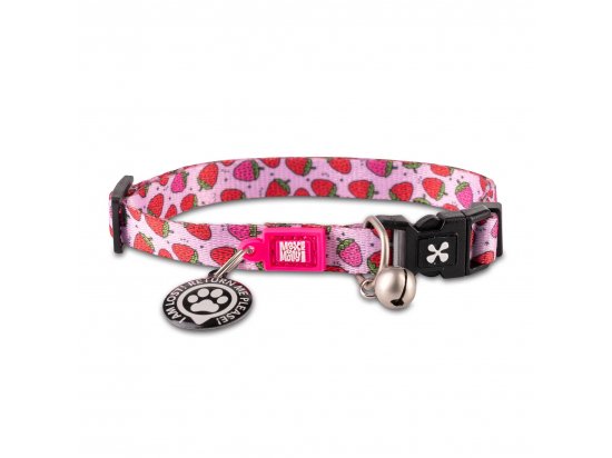 Фото - шлейки, ошейники Max & Molly Urban Pets Smart ID Cat Collar ошейник для кошек с QR-кодом Strawberry Dream