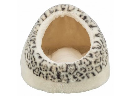 Фото 2 -  лежаки, матрасы, коврики и домики Trixie Cave Leo домик для кошек и собак, кремовый