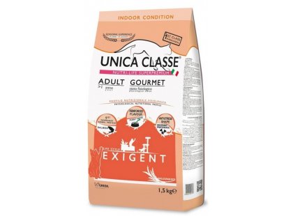 Фото - сухой корм Gheda Unica Classe Adult Gourmet Exigent Salmon сухой корм для кошек живущих в помещении ЛОСОСЬ