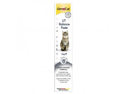 Фото 2 -  лакомства Gimcat Expert Line UT BALANCE паста для профилактики заболеваний мочевой системы у кошек