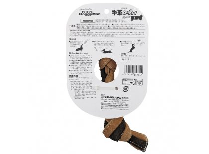 Фото 3 -  іграшки DoggyMan Leather Rabbit with Rope жувальна іграшка для собак КІСТКА З ВУЗЛАМИ