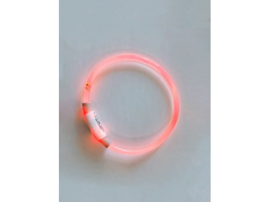 Фото - амуниция Trixie USB Flash Light Ring светящийся ошейник для собак, прозрачный, разноцветный