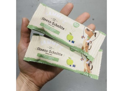 Фото 5 -  ласощі BOSCH (Бош) Sammy's Fitness Schnitte ласощі для собак ЯБЛУКА та ЧОРНИЦЯ