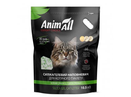 Фото 3 -  наполнители AnimAll Green Emerald cиликагелевый наполнитель для кошачьего туалета ЗЕЛЕНЫЙ ИЗУМРУД