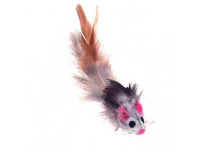 Фото - CattyMan Feather Mouse іграшка для котів МИШКА іграшки CattyMan Feather Mouse іграшка для котів МИШКА