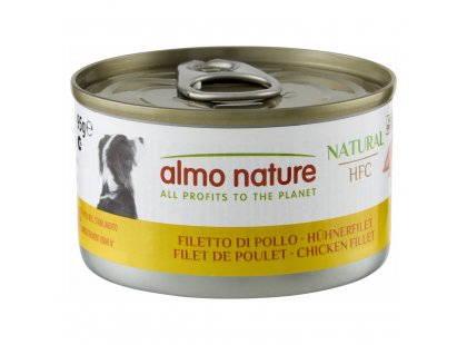 Фото - Almo Nature HFC NATURAL CHICKEN FILLET консервы для собак ФИЛЕ КУРИЦЫ влажный корм (консервы) Almo Nature HFC NATURAL CHICKEN FILLET консервы для собак ФИЛЕ КУРИЦЫ
