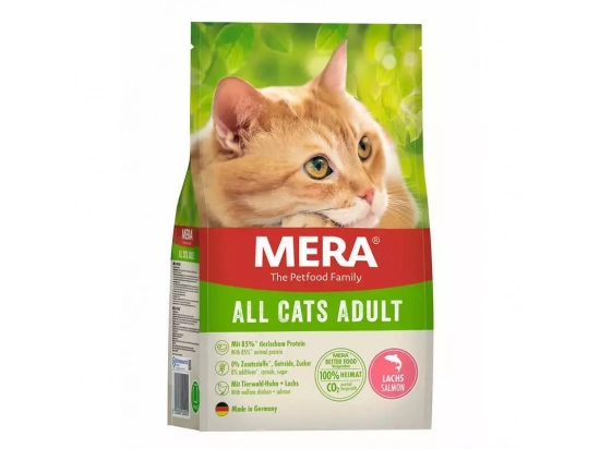 Фото - сухий корм Mera (Мера) Cats All Adult Salmon (Lachs) сухий корм для котів ЛОСОСЬ