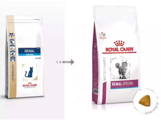 Фото - ветеринарні корми Royal Canin RENAL SPECIAL сухий лікувальний корм для котів зі зниженим апетитом при нирковій недостатності