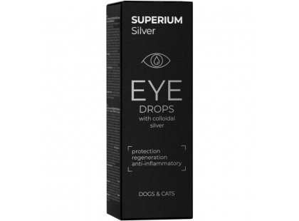 Фото 2 -  для глаз Superium Сильвер капли глазные с коллоидным серебром для котов и собак