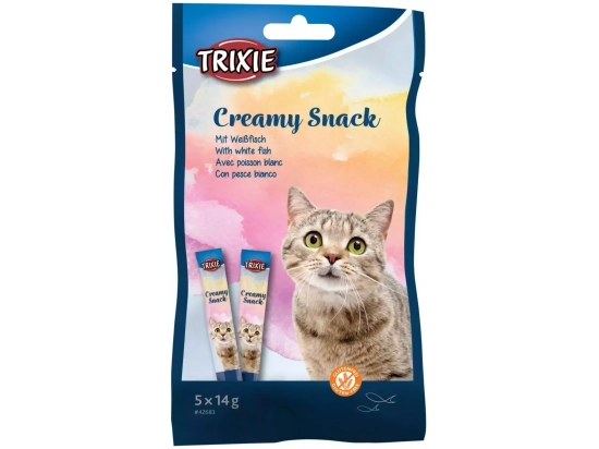 Фото - лакомства Trixie CREAMY SNACKS лакомство в виде крема для кошек