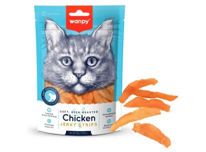 Фото - Wanpy (Ванпи) Soft Chicken Jerky Strips лакомство для собак полоски ФИЛЕ КУРИНОЕ ВЯЛЕНОЕ лакомства Wanpy (Ванпи) Soft Chicken Jerky Strips лакомство для собак полоски ФИЛЕ КУРИНОЕ ВЯЛЕНОЕ