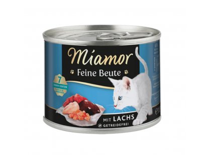Фото - Miamor Feine Beute mit Lachs беззерновий вологий корм для котів ЛОСОСЬ вологий корм (консерви) Miamor Feine Beute mit Lachs беззерновий вологий корм для котів ЛОСОСЬ