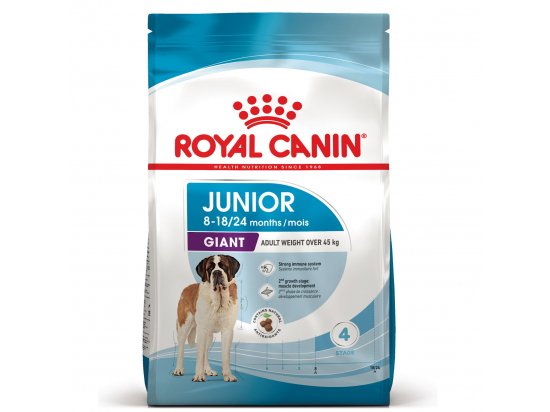 Фото - сухий корм Royal Canin GIANT JUNIOR (ЮНІОРИ ГІГАНТСЬКИХ ПОРОД) корм для цуценят від 8-24 місяців