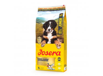 Фото 3 -  сухий корм Josera Sensi Junior Medium & Maxi сухий корм для цуценят середніх та великих порід з чутливим травленням КАЧКА і ЛОСОСЬ