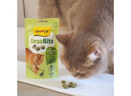 Фото 3 -  лакомства Gimcat GRASBITS - витаминизированное лакомство для кошек с травой