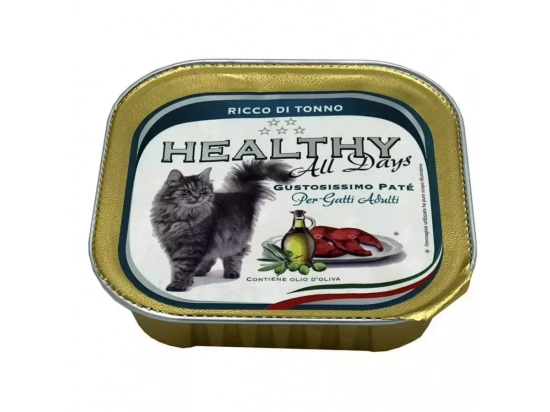 Фото - вологий корм (консерви) Healthy All Days TUNA вологий корм для котів ТУНЕЦЬ