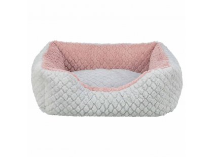 Фото - Trixie Kaline Mio лежак для собак і котів, сірий/рожевий лежаки, матраси, килимки та будиночки Trixie Kaline Mio лежак для собак і котів, сірий/рожевий