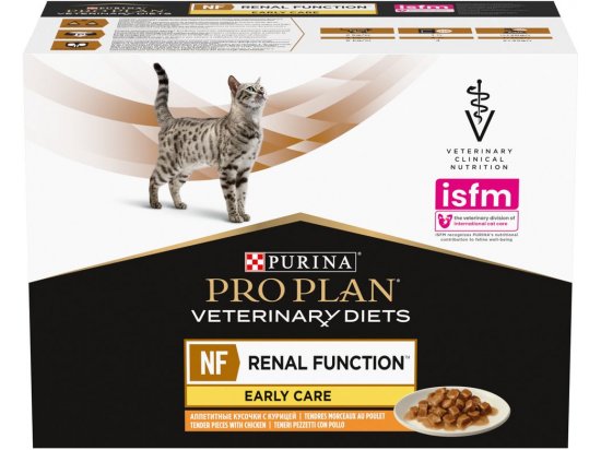 Фото - ветеринарные корма Purina Pro Plan (Пурина Про План) Veterinary Diets NF Renal Function Early Care Chicken лечебный корм для кошек c заболеваниями почек, КУРИЦА