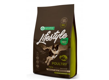 Фото - Natures Protection Lifestyle GRAIN FREE ADULT POULTRY корм для собак всех пород ПТИЦА сухой корм Natures Protection Lifestyle GRAIN FREE ADULT POULTRY корм для собак всех пород ПТИЦА