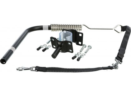 Фото 3 -  велоаксесуари Trixie Biker-Set Holder for Saddlebar - Сполучна частина для велонабору для собак з кріпленням до велосипеда (1287-10)