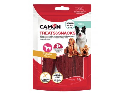 Фото - лакомства Camon (Камон) Treats & Snacks Horse лакомство для собак, джерки КОНИНА