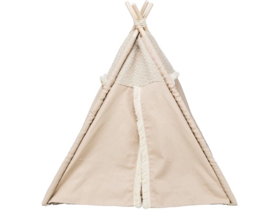 Фото - спальные места, лежаки, домики Trixie Tipi Boho Лежак-вигвам для кошек, бежевый (38211)