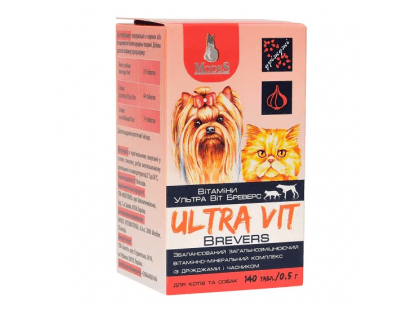 Фото - Modes Ultra Vit Brewers вітамінно-мінеральний комплекс для котів і собак вітаміни та мінерали Modes Ultra Vit Brewers вітамінно-мінеральний комплекс для котів і собак