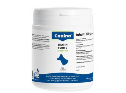 Фото - пищевые добавки Canina (Канина) Biotin forte интенсивный препарат для длинношерстных собак