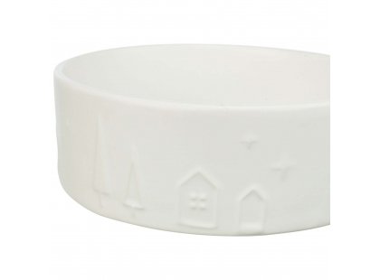 Фото 3 -  миски, напувалки, фонтани Trixie Ceramic Bowl Xmas різдвяна керамічна миска для котів і собак