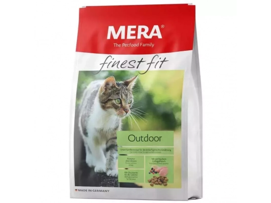 Mera (Мера) Finest Fit Outdoor сухий корм для котів, що бувають на вулиці ПТИЦЯ та ЛІСОВІ ЯГОДИ купити в Zoodom