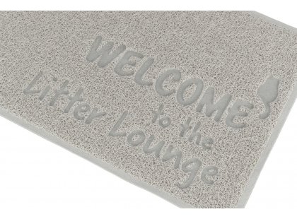 Фото 3 -  аксессуары, совки, пакеты для лотка Trixie Коврик под кошачий туалет, светло-серый (40377)