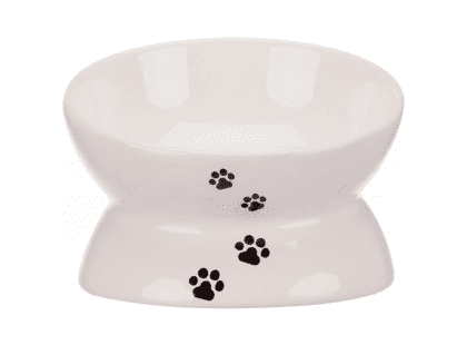 Фото - Trixie Ceramic Bowl керамічна миска на підставці для котів, біла (24798) миски, напувалки, фонтани Trixie Ceramic Bowl керамічна миска на підставці для котів, біла (24798)