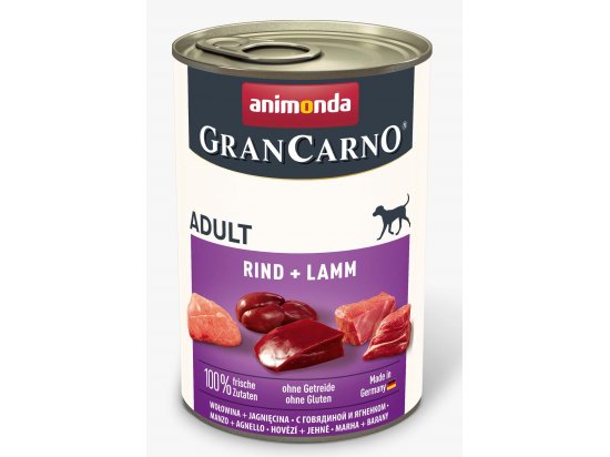 Фото - Animonda (Анимонда) GranCarno Adult Beef & Lamb влажный корм для собак ГОВЯДИНА И ЯГНЕНОК влажный корм (консервы) Animonda (Анимонда) GranCarno Adult Beef & Lamb влажный корм для собак ГОВЯДИНА И ЯГНЕНОК