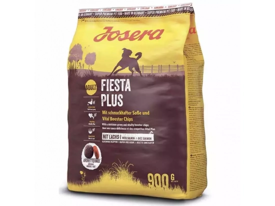 Фото - сухий корм Josera (Йозера) Fiesta Plus сухий корм для дорослих собак ЛОСОСЬ та ДОМАШНЯ ПТИЦЯ