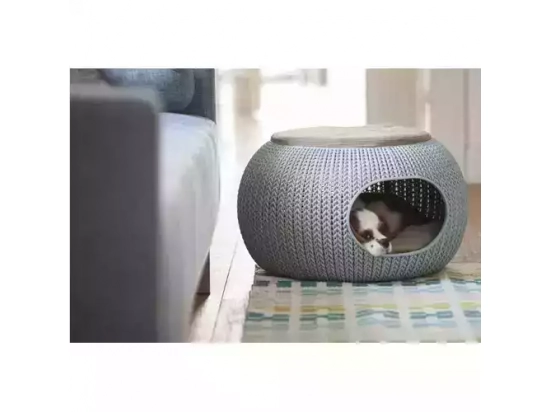 Фото - спальные места, лежаки, домики Curver Cozy pet house - Пластиковый лежак для животных, голубой