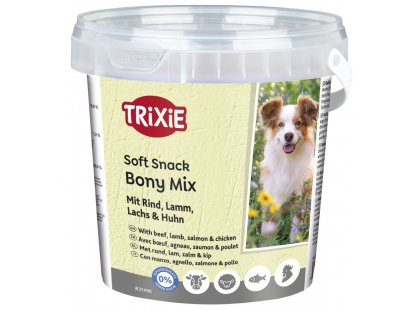 Фото - Trixie Soft Snack Bony Mix - Суміш ласощів для собак яловичина, баранина, лосось, курка ласощі Trixie Soft Snack Bony Mix - Суміш ласощів для собак яловичина, баранина, лосось, курка