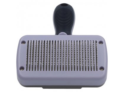 Фото 4 -  для вичісування AnimAll Щітка-пуходерка самоочищаюча для собак і котів