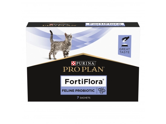 Фото - пробіотики Purina Pro Plan (Пуріна Про План) Veterinary Diets FortiFlora (ФОРТІФЛОРА) Feline Probiotic кормова добавка з пробіотиком для котів та кошенят