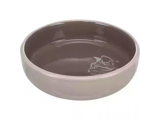 Фото - миски, напувалки, фонтани Trixie Ceramic Bowl керамічна миска для коротконосих кішок (24779)