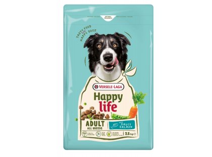 Фото - Happy Life ADULT SALMON корм для собак усіх порід ЛОСОСЬ сухий корм Happy Life ADULT SALMON корм для собак усіх порід ЛОСОСЬ