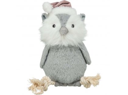 Фото - Trixie Owl with Rope игрушка для собак РОЖДЕСТВЕНСКАЯ СОВА С КАНАТОМ (92007) Категории Trixie Owl with Rope игрушка для собак РОЖДЕСТВЕНСКАЯ СОВА С КАНАТОМ (92007)