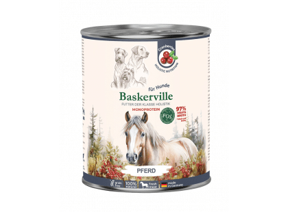 Фото 2 -  влажный корм (консервы) Baskerville Holistic консервы для собак КОНИНА