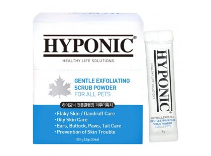 Фото - повседневная косметика Hyponic Gentle Exfoliating Scrub Powder мягко отшелушивающий скраб-порошок для собак и кошек