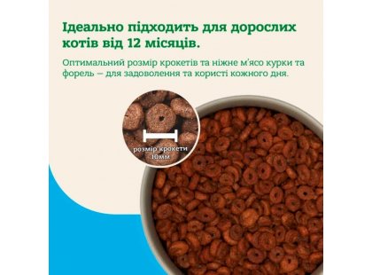 Фото 6 -  сухой корм Mera Nurture Adult Trout сухой корм для кошек ФОРЕЛЬ
